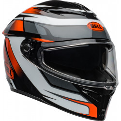 Casque BELL Lithium Mips - Podium Gloss Black/Orange - Dr Rider