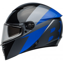 Casque BELL Lithium - Shear Gloss Gray/Blue - Dr Rider