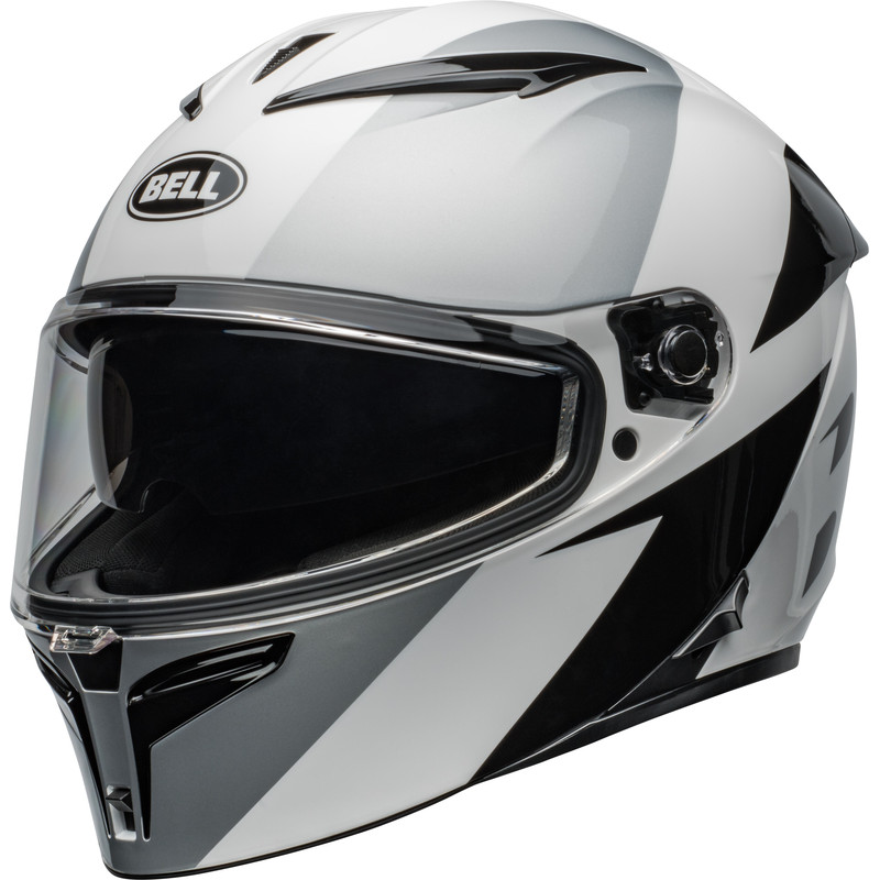 Casque BELL Lithium - Shear Gloss Silver/White - Dr Rider