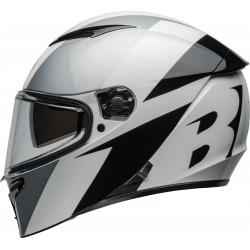 Casque BELL Lithium - Shear Gloss Silver/White - Dr Rider