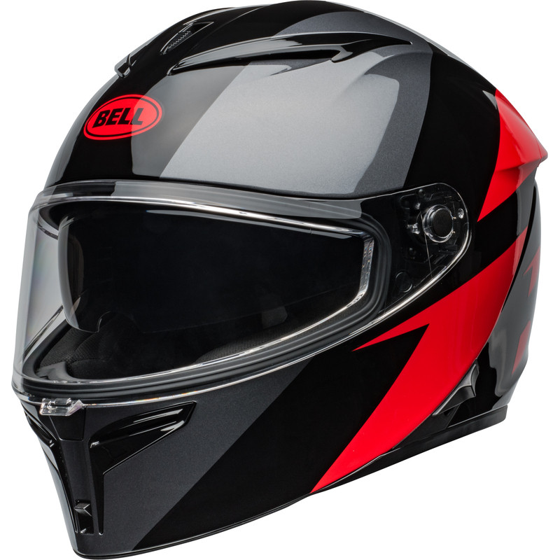 Casque BELL Lithium - Shear Gloss Metallic Gray/Red - Dr Rider