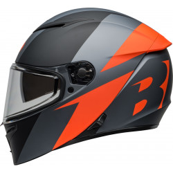Casque BELL Lithium - Shear Matte Gray/Orange - Dr Rider