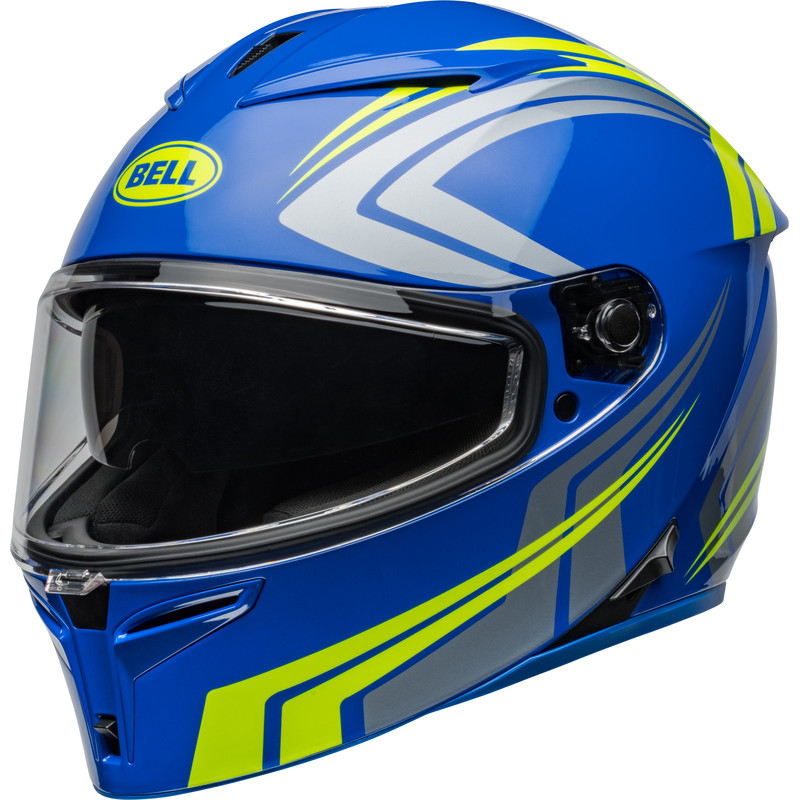 Casque BELL Lithium - Jetstream Gloss Blue/Retina - Dr Rider