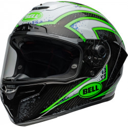 Casque BELL Race Star DLX Flex - Xenon Gloss Black/Kryptonite - Dr Rider