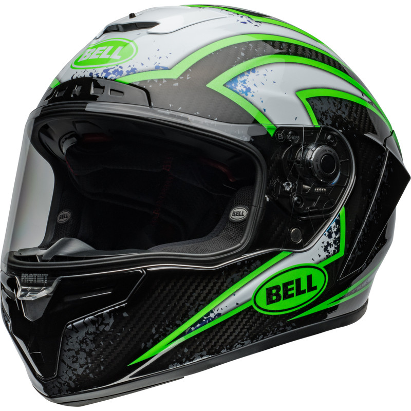 Casque BELL Race Star DLX Flex - Xenon Gloss Black/Kryptonite - Dr Rider
