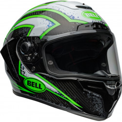 Casque BELL Race Star DLX Flex - Xenon Gloss Black/Kryptonite - Dr Rider