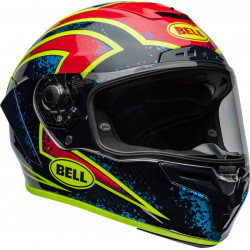 Casque BELL Race Star DLX Flex - Xenon Gloss Blue/Retina - Dr Rider