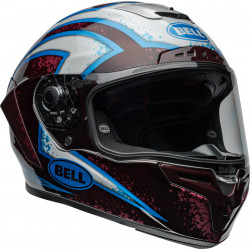 Casque BELL Race Star DLX Flex - Xenon Gloss Red/Silver - Dr Rider