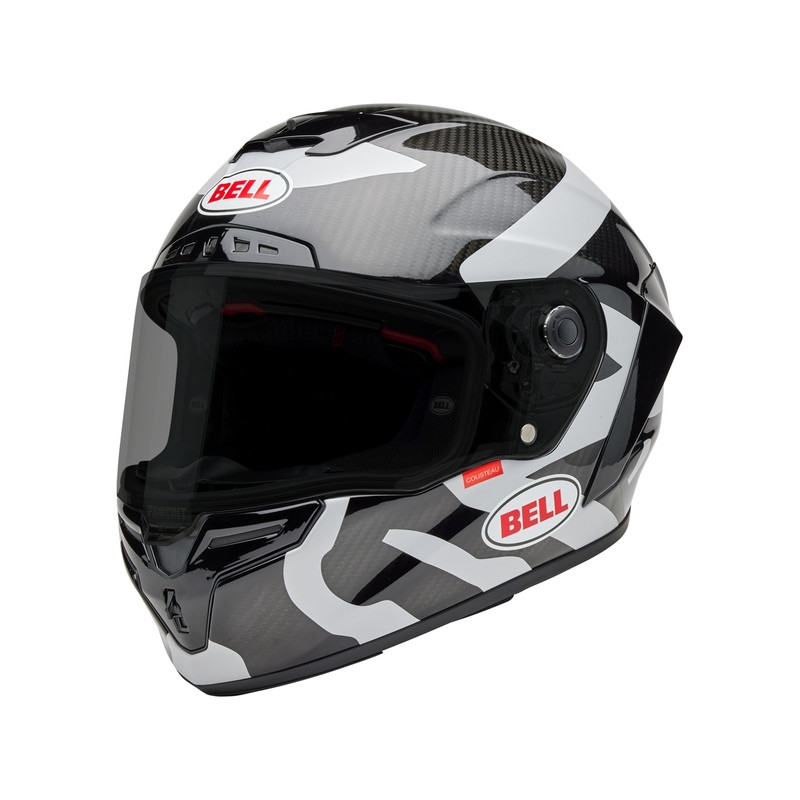 Casque BELL Race Star DLX - Hello Cousteau Equidae Matte Gloss Black/Gray - Dr Rider