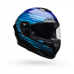 Casque BELL Race Star DLX Flex - Dash Gloss Blue/Black - Dr Rider