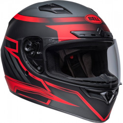 Casque BELL Qualifier DLX Mips - Raiser Noir Mat/Crimson - Dr Rider