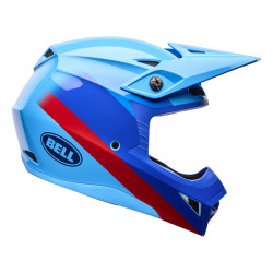 Casque BELL MX-10 Mips - Aviator Blue/Red - Dr Rider