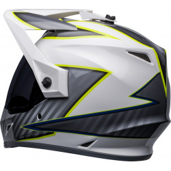 Casque BELL MX-9 Adventure Mips - Dalton Blanc/Jaune Hi-Viz - Dr Rider