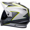 Casque BELL MX-9 Adventure Mips - Dalton Blanc/Jaune Hi-Viz - Dr Rider