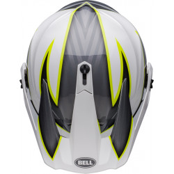 Casque BELL MX-9 Adventure Mips - Dalton Blanc/Jaune Hi-Viz - Dr Rider