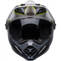 Casque BELL MX-9 Adventure Mips - Dalton Blanc/Jaune Hi-Viz - Dr Rider