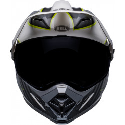 Casque BELL MX-9 Adventure Mips - Dalton Blanc/Jaune Hi-Viz - Dr Rider