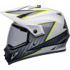 Casque BELL MX-9 Adventure Mips - Dalton Blanc/Jaune Hi-Viz - Dr Rider