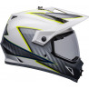 Casque BELL MX-9 Adventure Mips - Dalton Blanc/Jaune Hi-Viz - Dr Rider