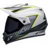 Casque BELL MX-9 Adventure Mips - Dalton Blanc/Jaune Hi-Viz - Dr Rider