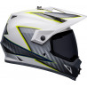 Casque BELL MX-9 Adventure Mips - Dalton Blanc/Jaune Hi-Viz - Dr Rider