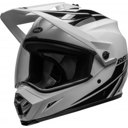 Casque BELL MX-9 Adventure MIPS - Alpine Gloss White/Black - Dr Rider