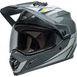 Casque BELL MX-9 Adventure MIPS - Alpine Gloss Charcoal/Silver - Dr Rider