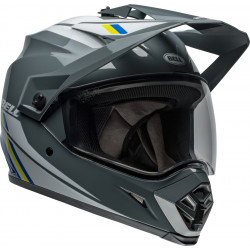 Casque BELL MX-9 Adventure MIPS - Alpine Gloss Charcoal/Silver - Dr Rider