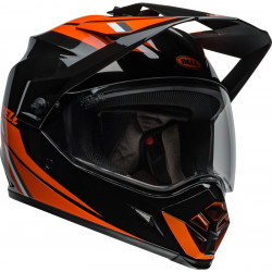 Casque BELL MX-9 Adventure MIPS - Alpine Gloss Black/Orange - Dr Rider