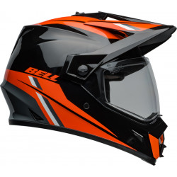 Casque BELL MX-9 Adventure MIPS - Alpine Gloss Black/Orange - Dr Rider