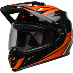 Casque BELL MX-9 Adventure MIPS - Alpine Gloss Black/Orange - Dr Rider