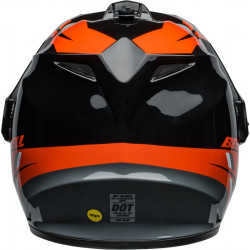 Casque BELL MX-9 Adventure MIPS - Alpine Gloss Black/Orange - Dr Rider