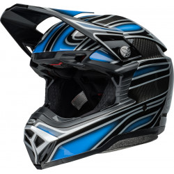 Casque BELL Moto-10 Spherical - Webb Marmont Gloss North Carolina Blue - Dr Rider