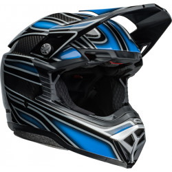 Casque BELL Moto-10 Spherical - Webb Marmont Gloss North Carolina Blue - Dr Rider