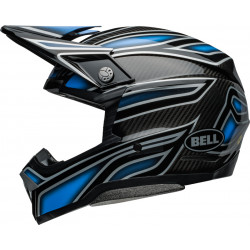 Casque BELL Moto-10 Spherical - Webb Marmont Gloss North Carolina Blue - Dr Rider