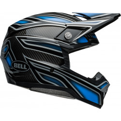 Casque BELL Moto-10 Spherical - Webb Marmont Gloss North Carolina Blue - Dr Rider