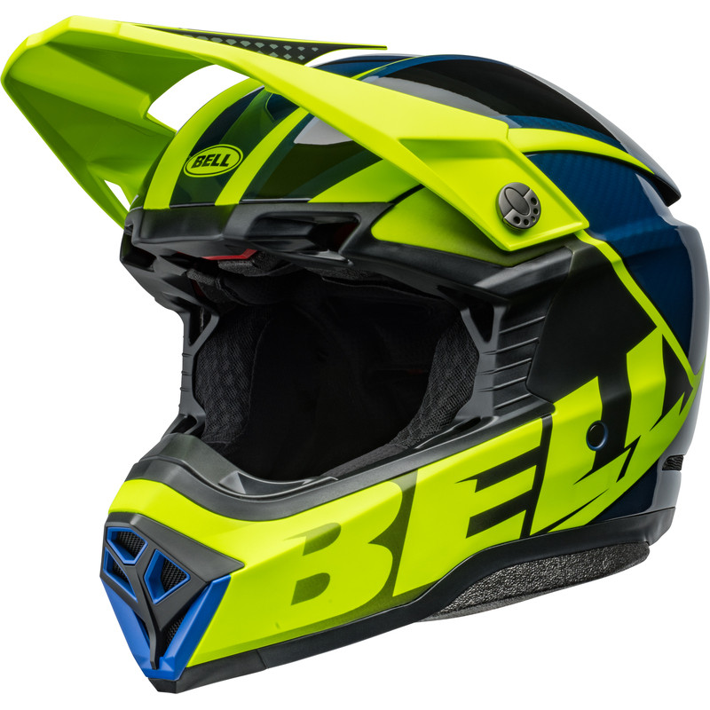 Casque BELL Moto-10 Spherical - Sliced Matte/Gloss Retina/Blue - Dr Rider