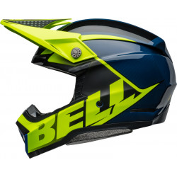 Casque BELL Moto-10 Spherical - Sliced Matte/Gloss Retina/Blue - Dr Rider