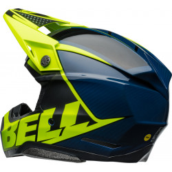 Casque BELL Moto-10 Spherical - Sliced Matte/Gloss Retina/Blue - Dr Rider