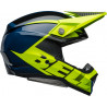 Casque BELL Moto-10 Spherical - Sliced Matte/Gloss Retina/Blue - Dr Rider