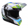 Casque BELL Moto-10 Spherical - Grid White/Blue - Dr Rider