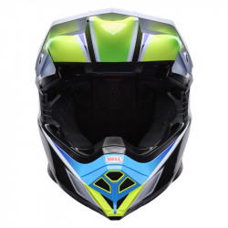 Casque BELL Moto-10 Spherical - Grid White/Blue - Dr Rider