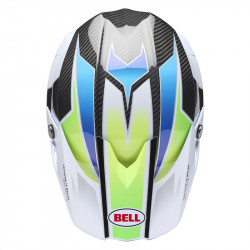 Casque BELL Moto-10 Spherical - Grid White/Blue - Dr Rider