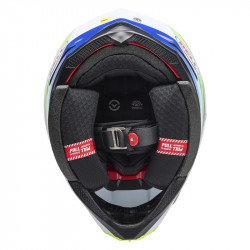 Casque BELL Moto-10 Spherical - Grid White/Blue - Dr Rider