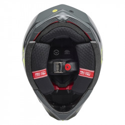 Casque BELL Moto-10 Spherical - Strike Yellow/Grey - Dr Rider