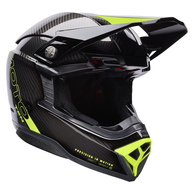 Casque BELL Moto-10 Spherical - Strike Yellow/Grey - Dr Rider
