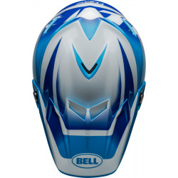 Casque BELL Moto-9S Flex - Rail Gloss Blue/White - Dr Rider