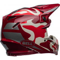 Casque BELL Moto-9S Flex - Ferrandis Méchant Gloss Red/Silver - Dr Rider