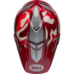 Casque BELL Moto-9S Flex - Ferrandis Méchant Gloss Red/Silver - Dr Rider
