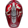 Casque BELL Moto-9S Flex - Ferrandis Méchant Gloss Red/Silver - Dr Rider